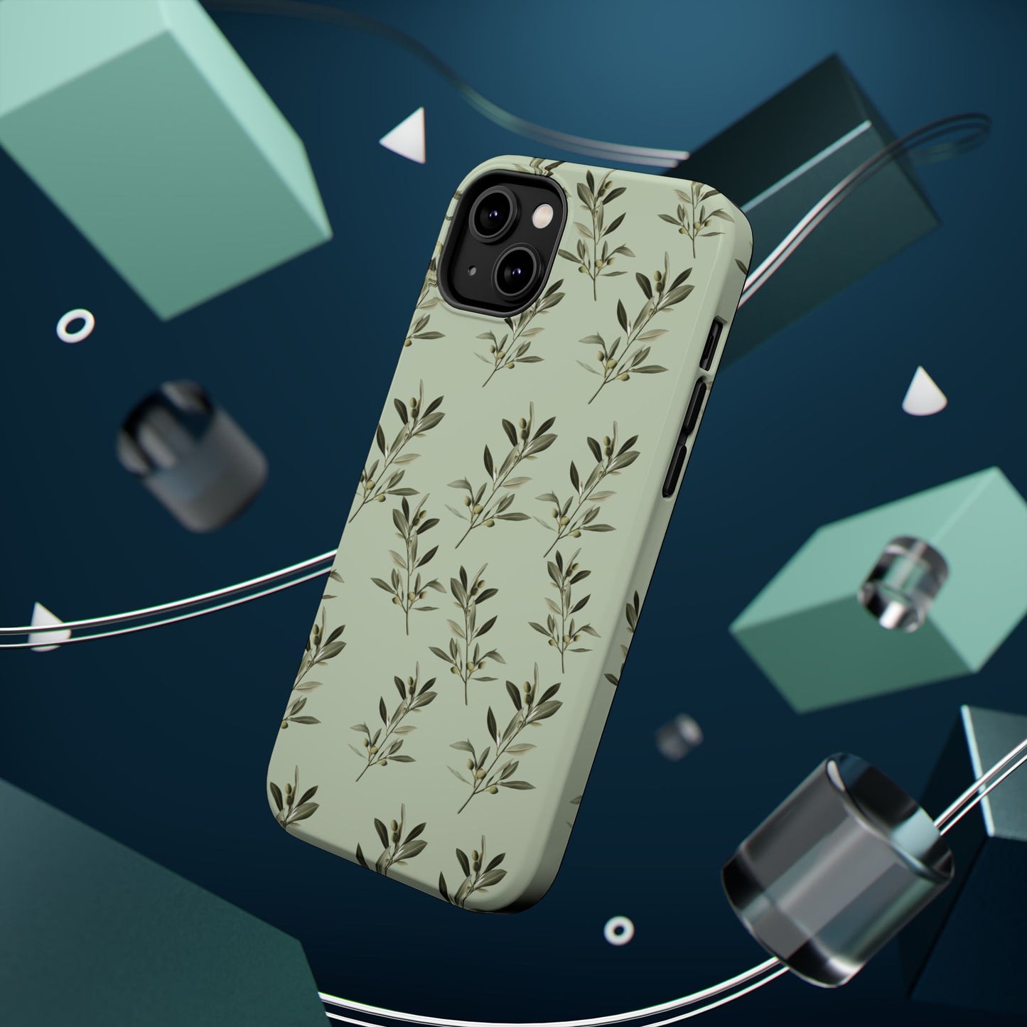 Olive 🫒 branches  - Iphone Magnetic Tough Case