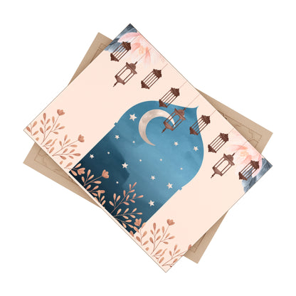 Ceramic Tile — Ramadan Moon & Lantern Decorative Keepsake