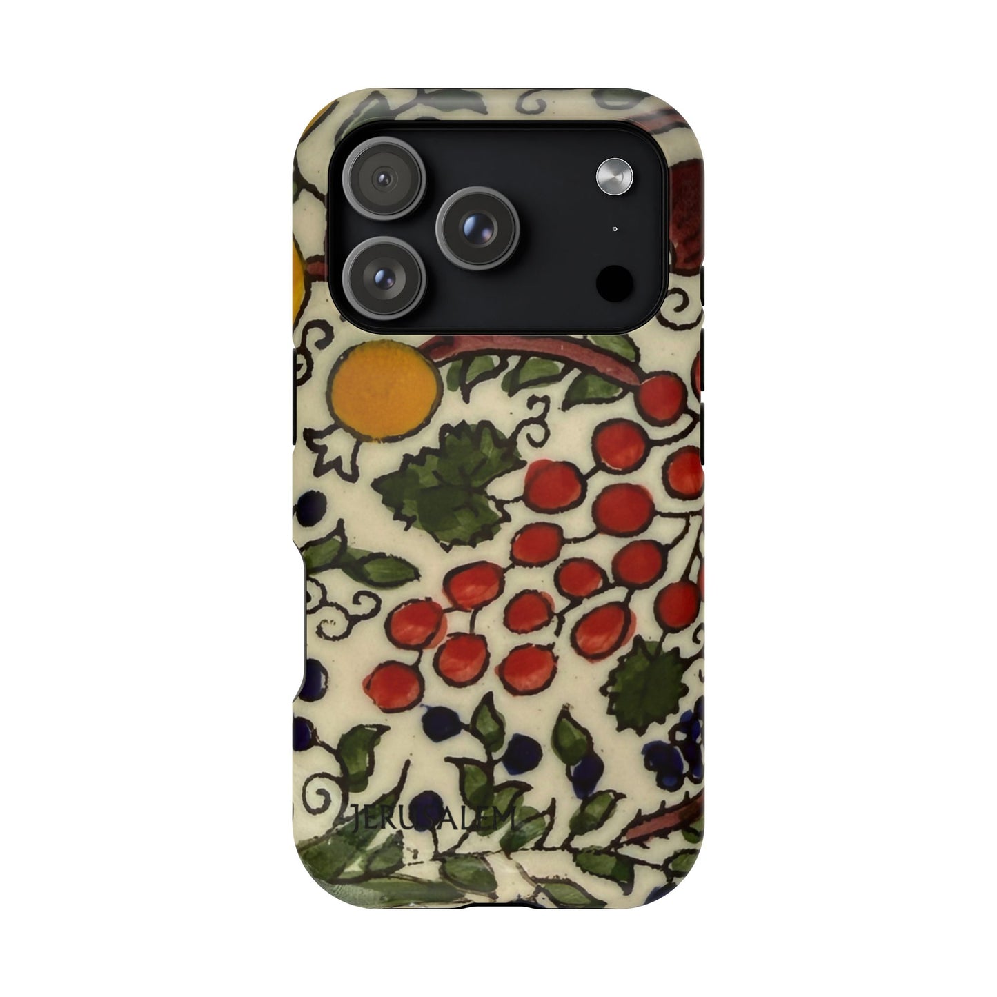 Jerusalem City Fruits Design Iphone Magnetic Tough Case