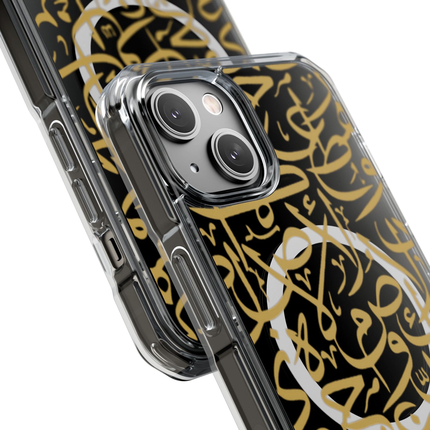 Golden Arabic calligraphy Letters  MagSafe Clear Phone Case