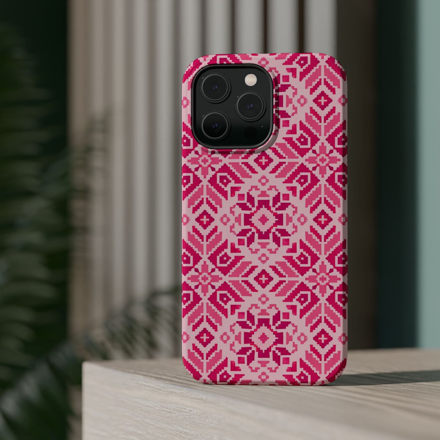Pink Tatriz  Design - Iphone Magnetic Tough Case