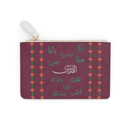 Palestinian Cities Design -  Mini Clutch Bag