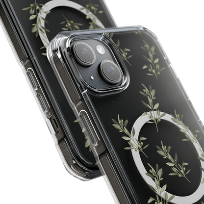 Olive Branch  MagSafe Clear Phone Case
