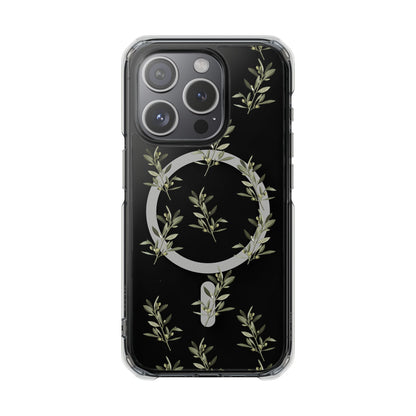 Olive Branch  MagSafe Clear Phone Case