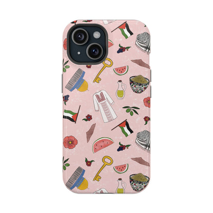 Palestinians Symbols Design - Iphone Magnetic Tough Case