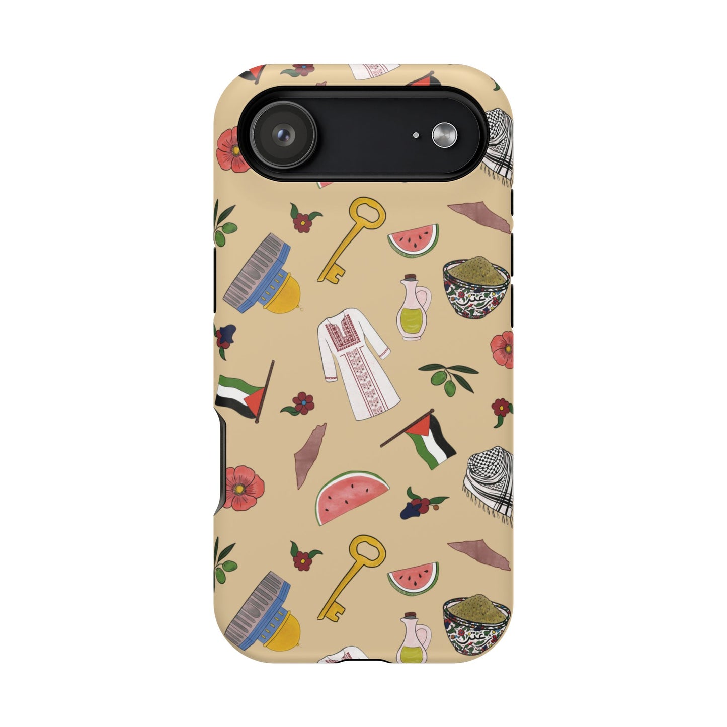 Palestinians Symbols Design - Iphone Magnetic Tough Case