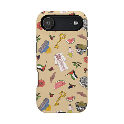 Palestinians Symbols Design - Iphone Magnetic Tough Case