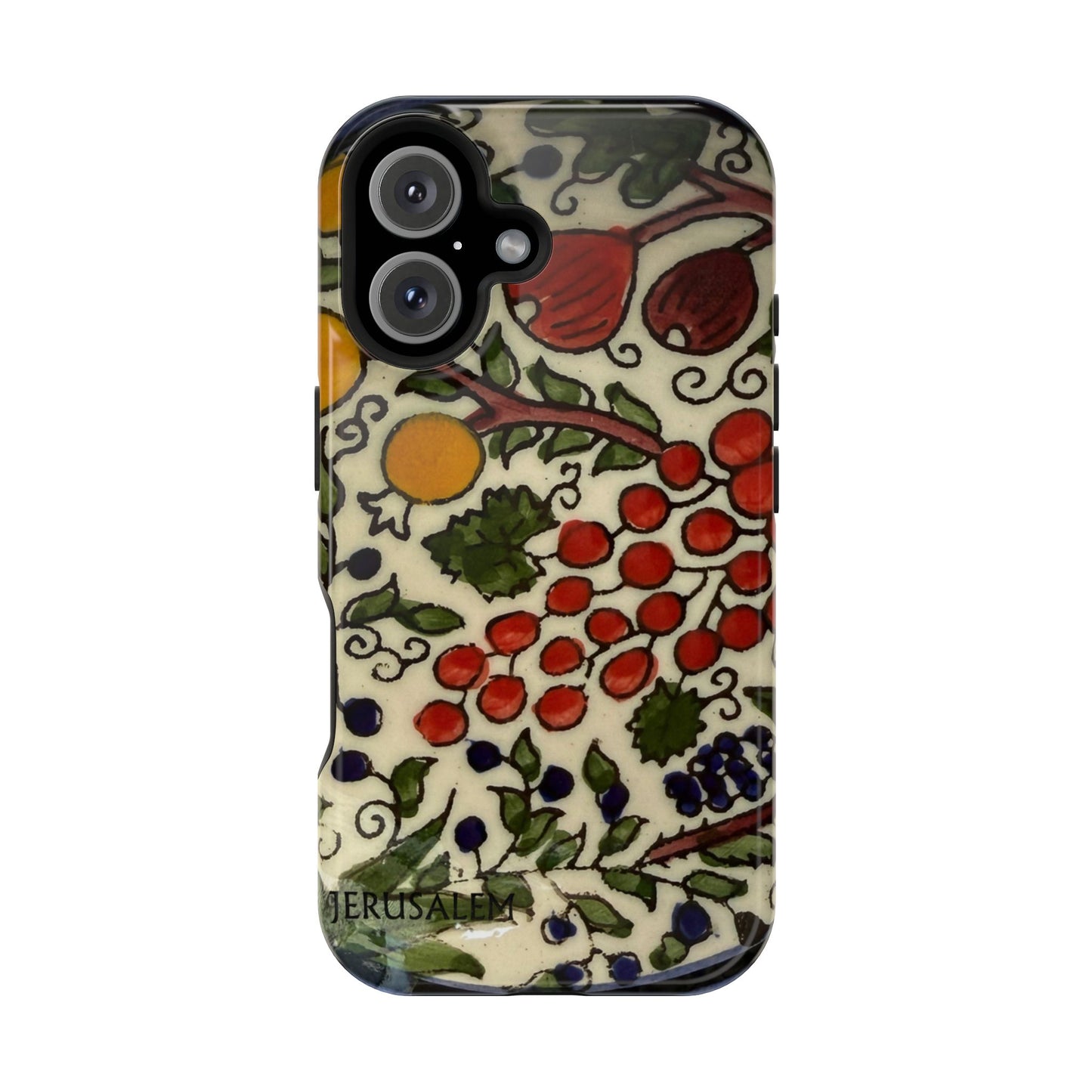 Jerusalem City Fruits Design Iphone Magnetic Tough Case