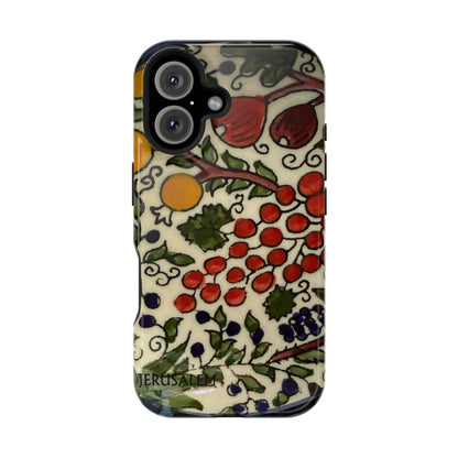 Jerusalem City Fruits Design Iphone Magnetic Tough Case