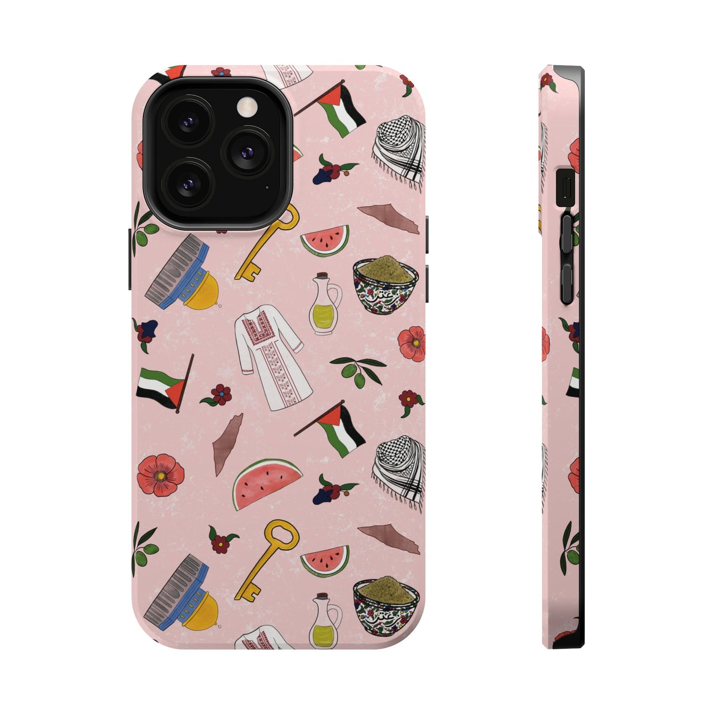 Palestinians Symbols Design - Iphone Magnetic Tough Case