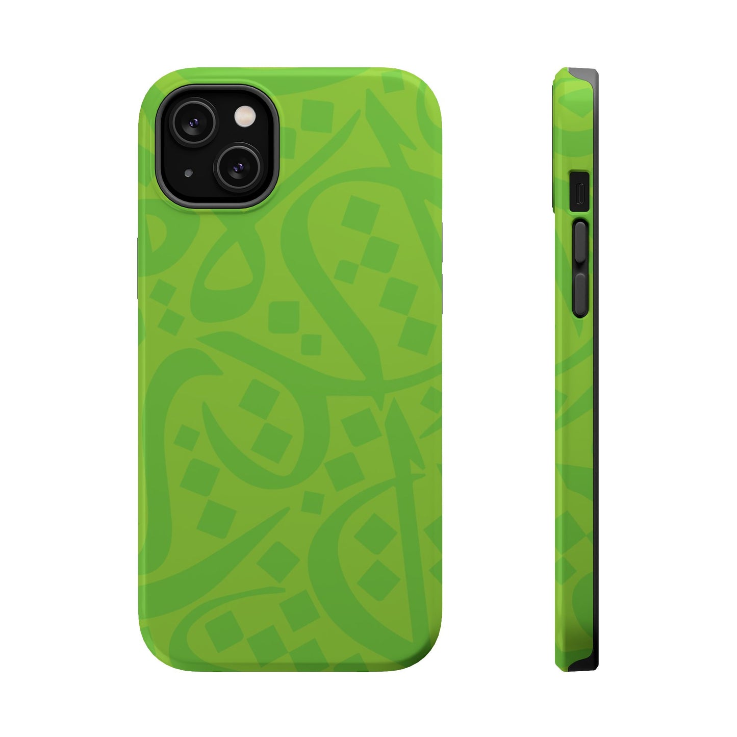Green calligraphy Design - Iphone Magnetic Tough Case