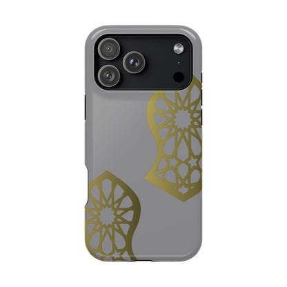 Grey and Gold Sandala Design Iphone Magnetic Tough Cases