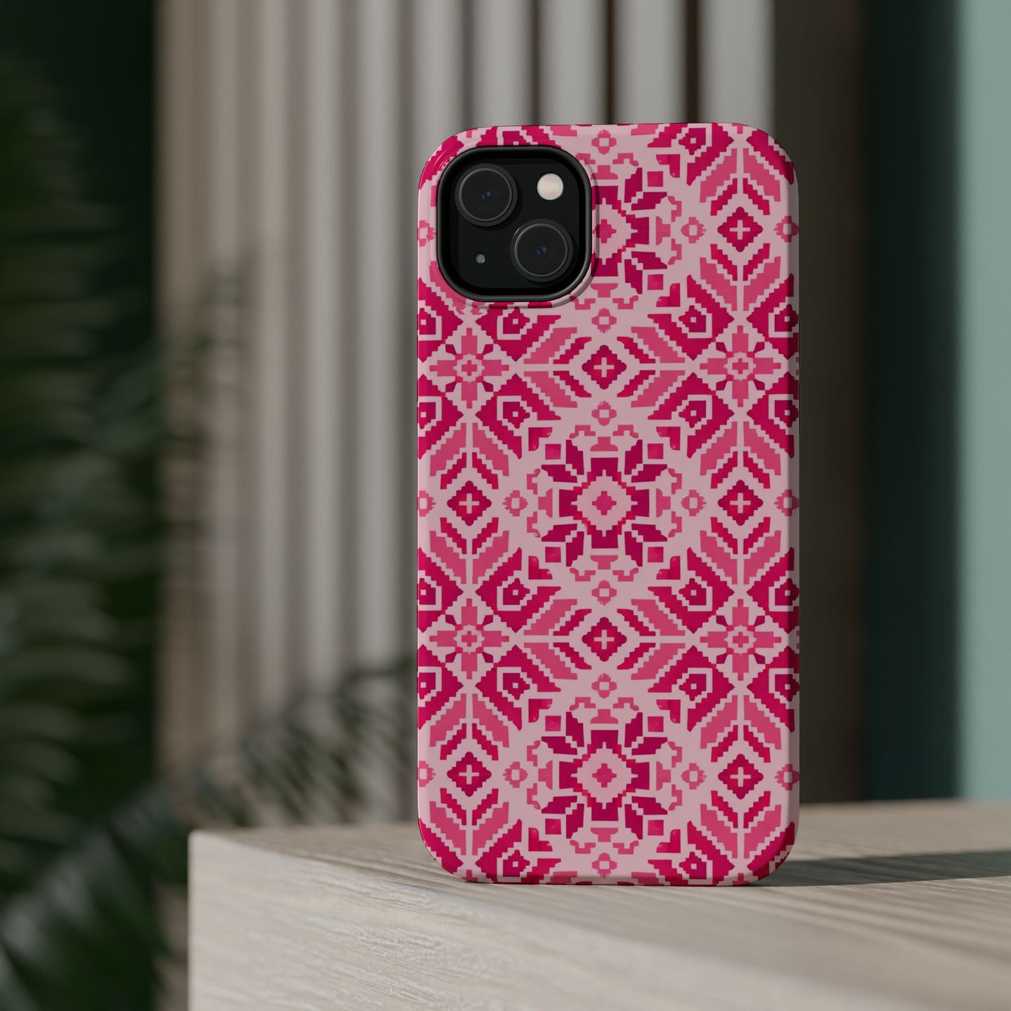 Pink Tatriz  Design - Iphone Magnetic Tough Case