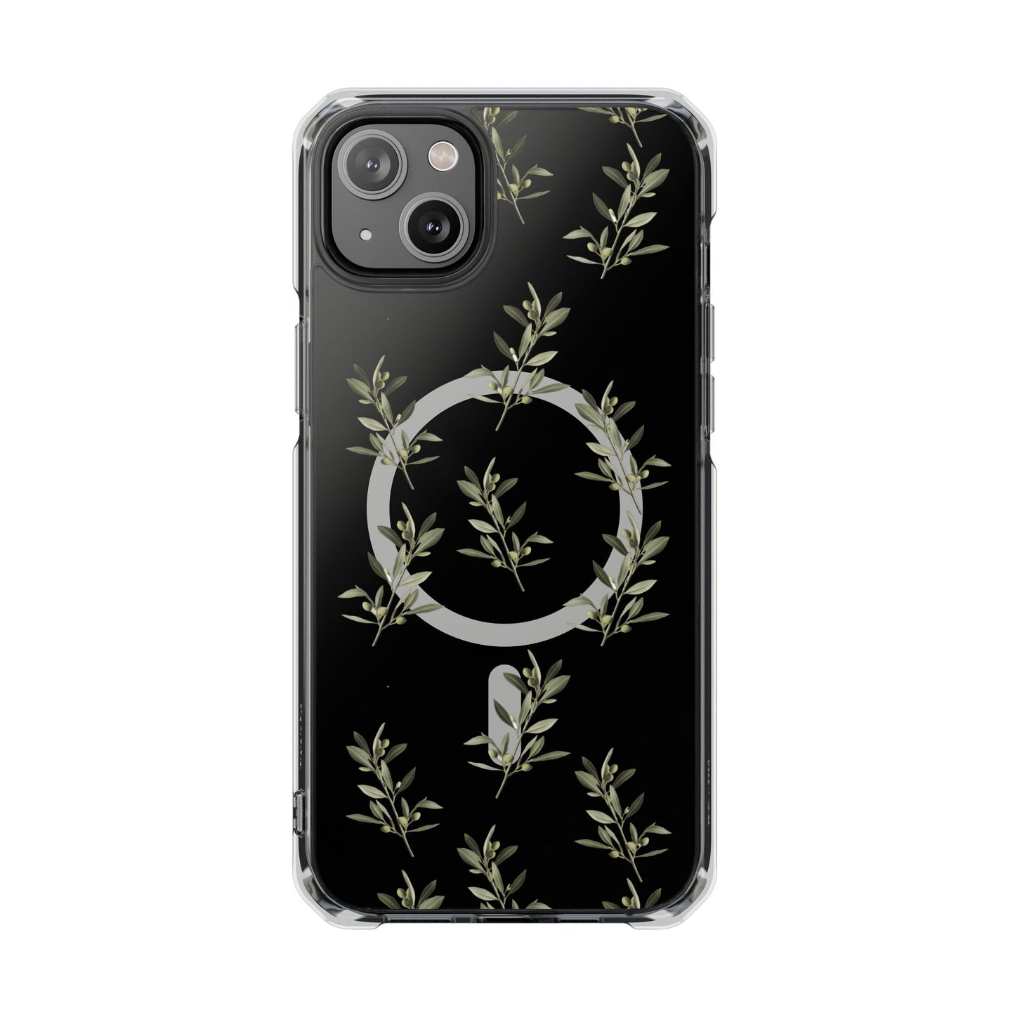 Olive Branch  MagSafe Clear Phone Case