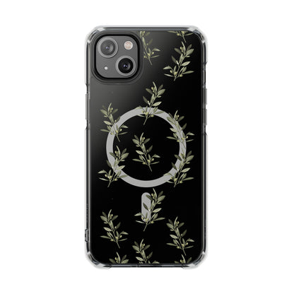 Olive Branch  MagSafe Clear Phone Case