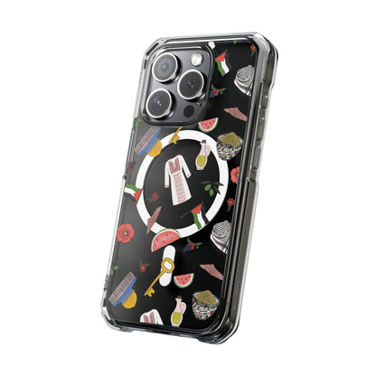 Palestinian Symbols MagSafe Clear Phone Case