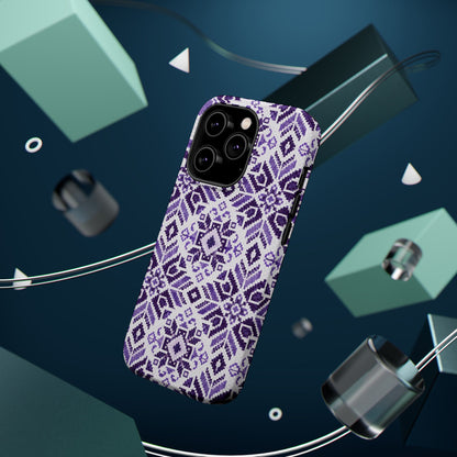 Purple Tatriz  Design - Iphone Magnetic Tough Case