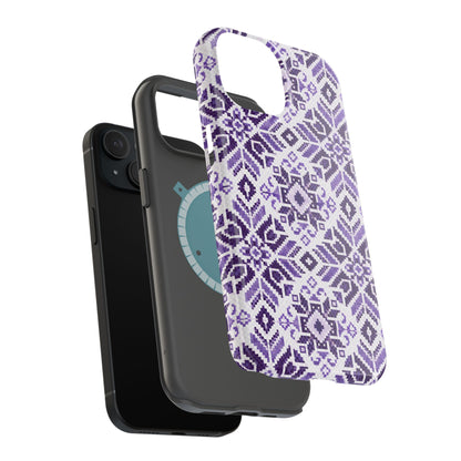 Purple Tatriz  Design - Iphone Magnetic Tough Case