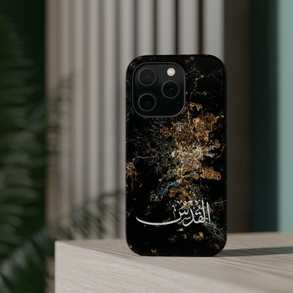 Jerusalem from Space - City of Barakah - Iphone Magnetic Tough Cases