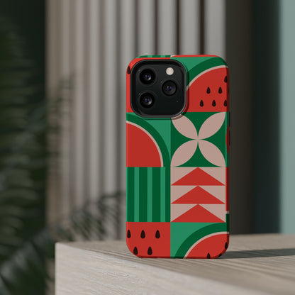 Summer Watermelon 🍉 Design Iphone Magnetic Tough Case