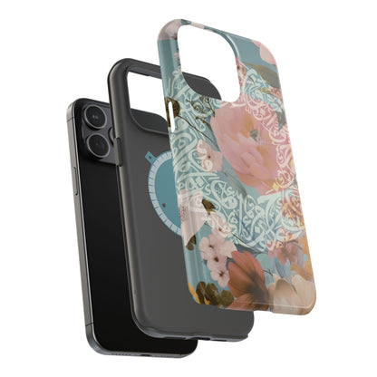 Arabic Floral Design  - Iphone Magnetic Tough Cases