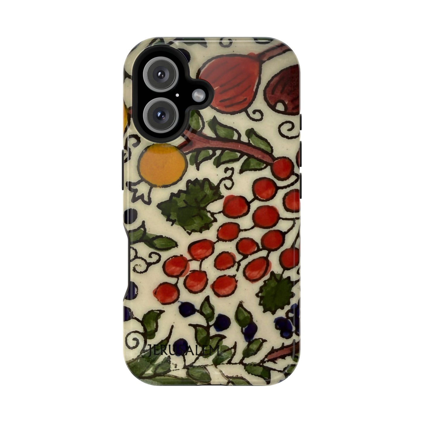Jerusalem City Fruits Design Iphone Magnetic Tough Case