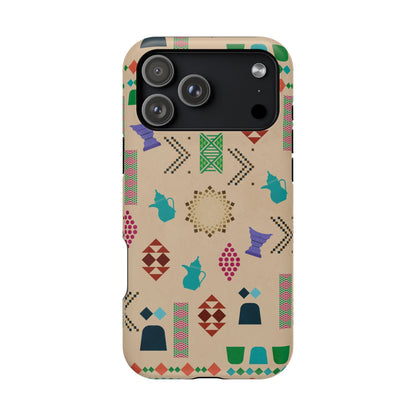 Arabian symbols  Design - Iphone Magnetic Tough Case