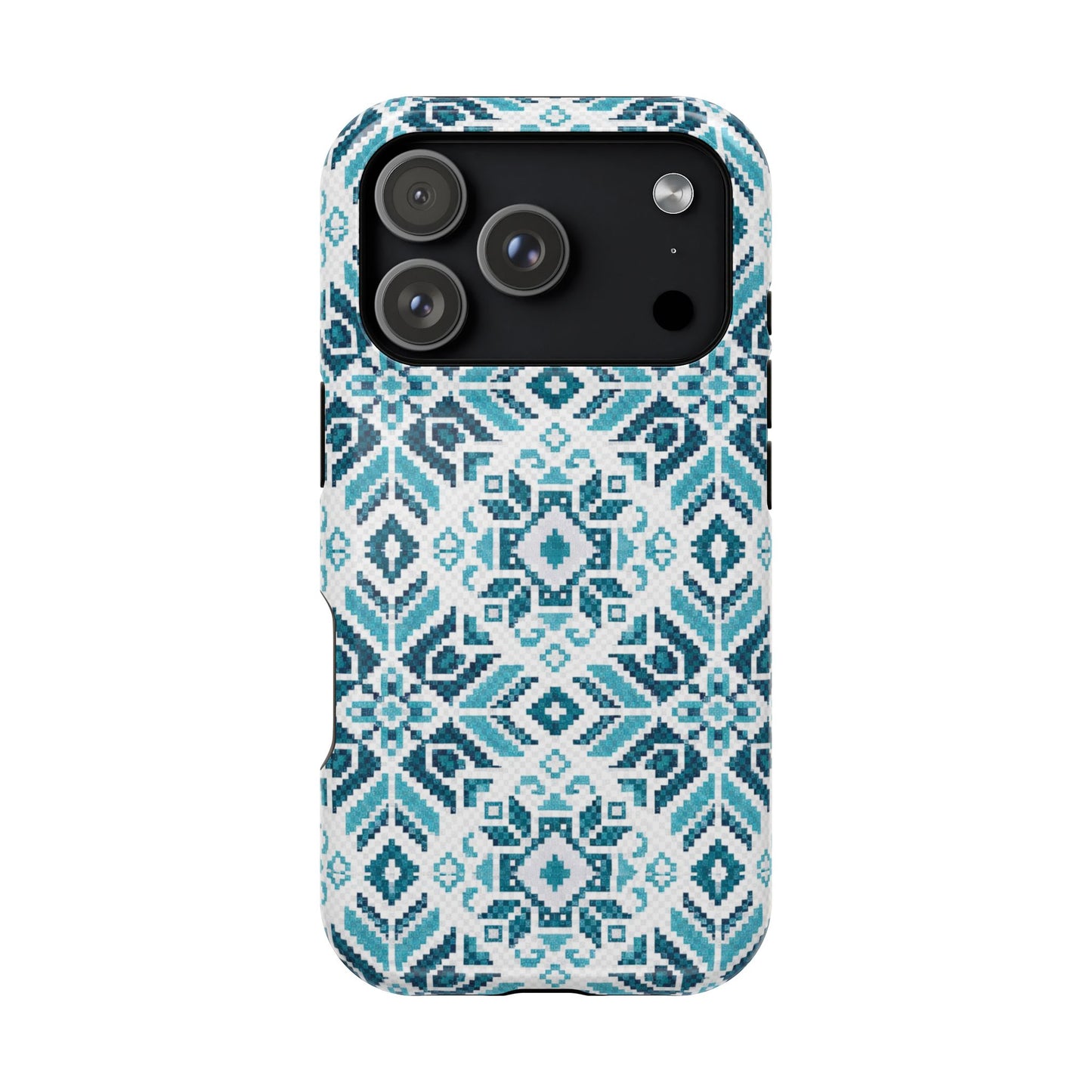 Teal Tatriz  Design - Iphone Magnetic Tough Case