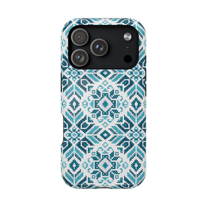 Teal Tatriz  Design - Iphone Magnetic Tough Case