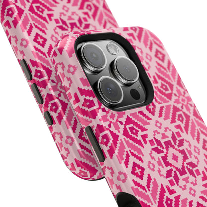 Pink Tatriz  Design - Iphone Magnetic Tough Case