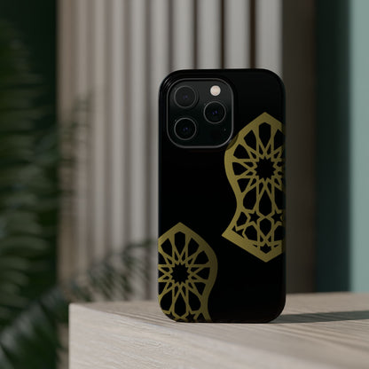 Grey and Gold Sandala Design Iphone Magnetic Tough Cases