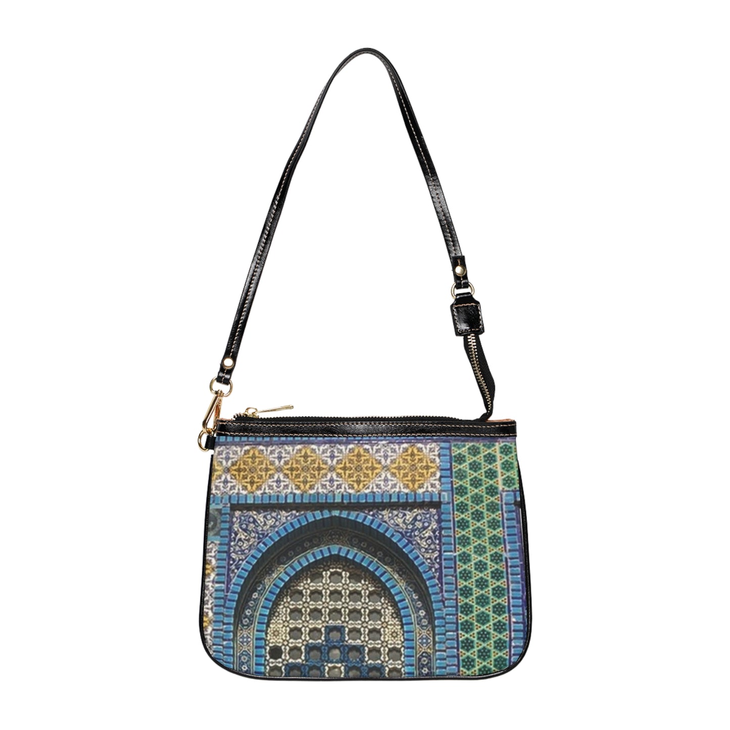 Aqsa Design Shoulder Bag — Small Leather Crossbody Purse
