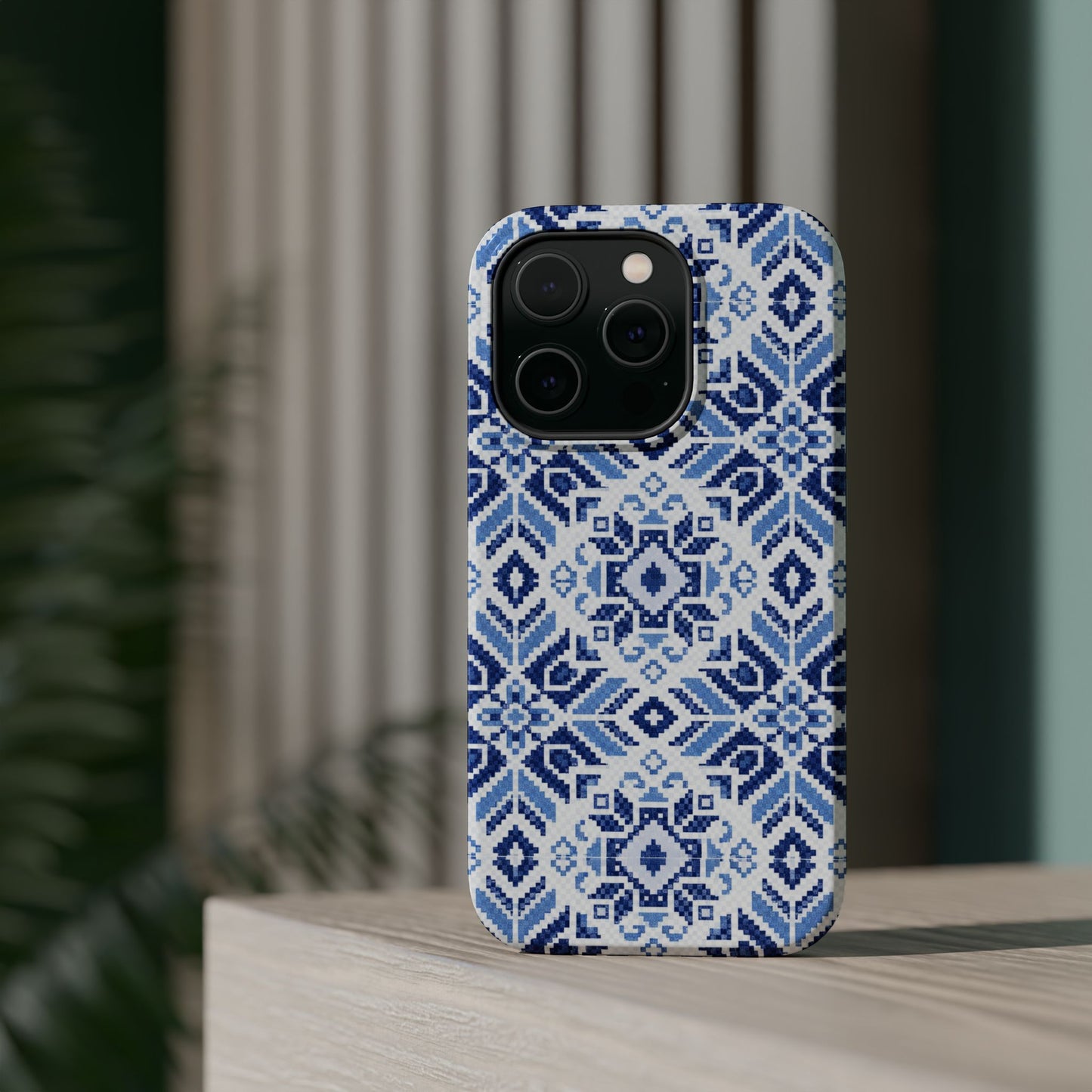 Blue Tatriz  Design - Iphone Magnetic Tough Case