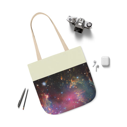 Star Cluster Canvas Tote Bag, 4-Color Straps