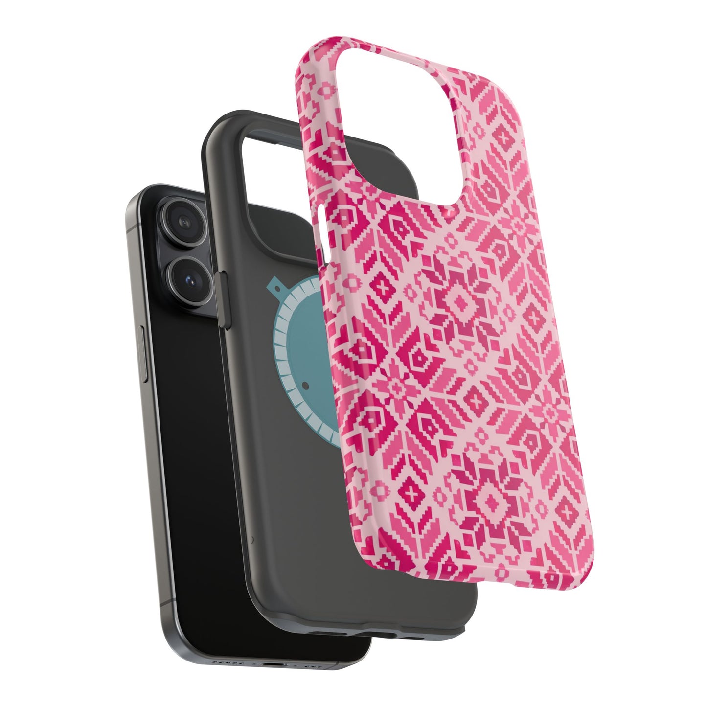 Pink Tatriz  Design - Iphone Magnetic Tough Case