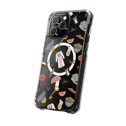 Palestinian Symbols MagSafe Clear Phone Case
