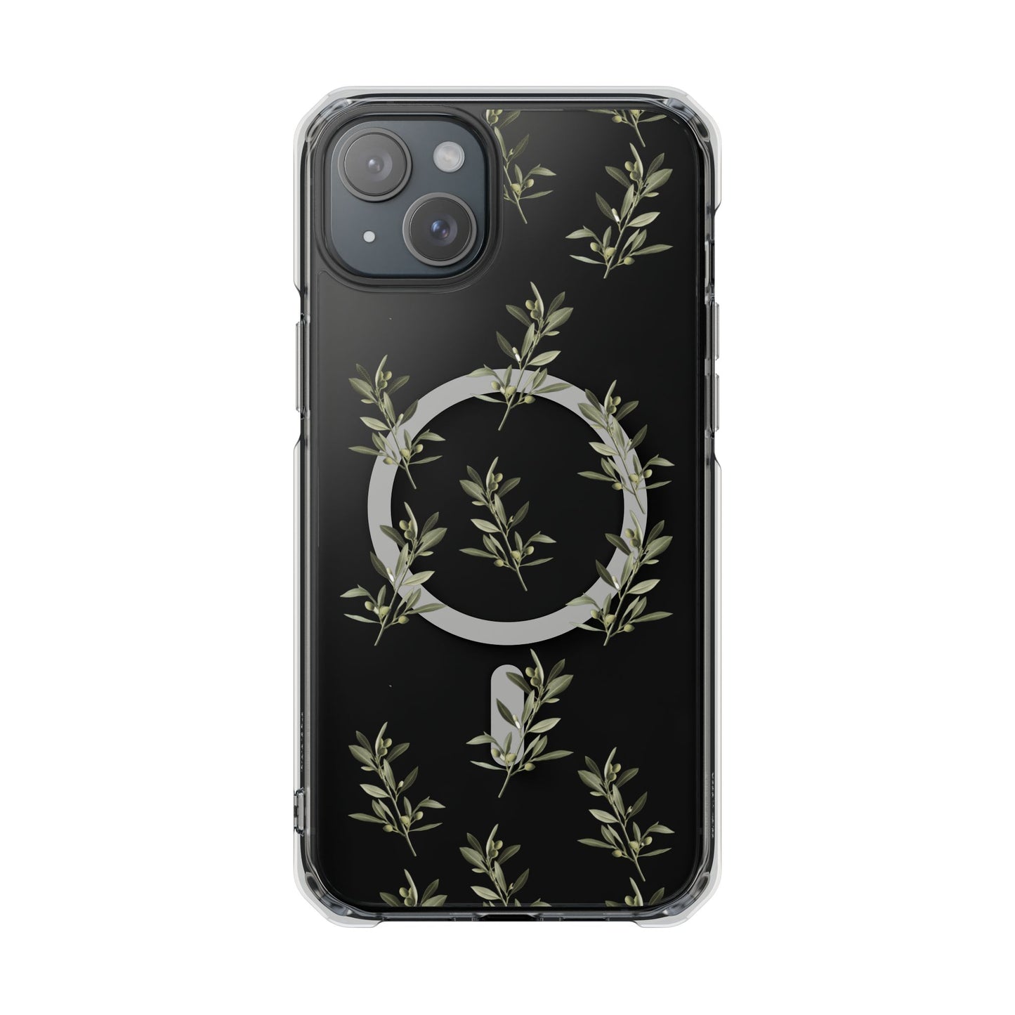 Olive Branch  MagSafe Clear Phone Case