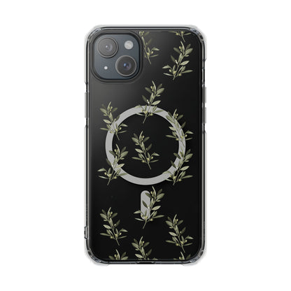 Olive Branch  MagSafe Clear Phone Case
