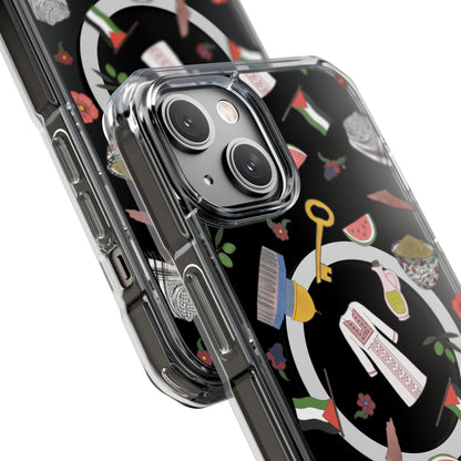 Palestinian Symbols MagSafe Clear Phone Case