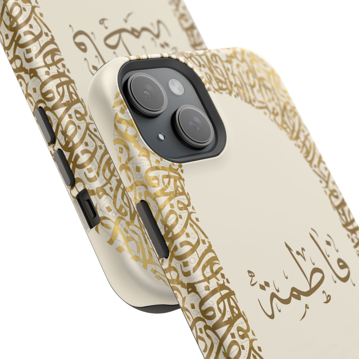 Personalized Arabic Calligraphy - IPhone Magnetic Impact-Resistant Cases - Golden Arabic Letters  Design
