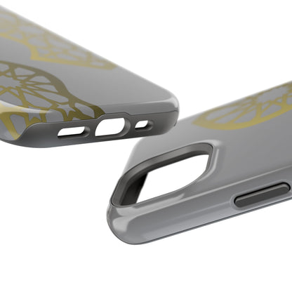 Grey and Gold Sandala Design Iphone Magnetic Tough Cases