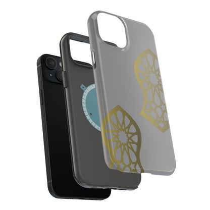 Grey and Gold Sandala Design Iphone Magnetic Tough Cases