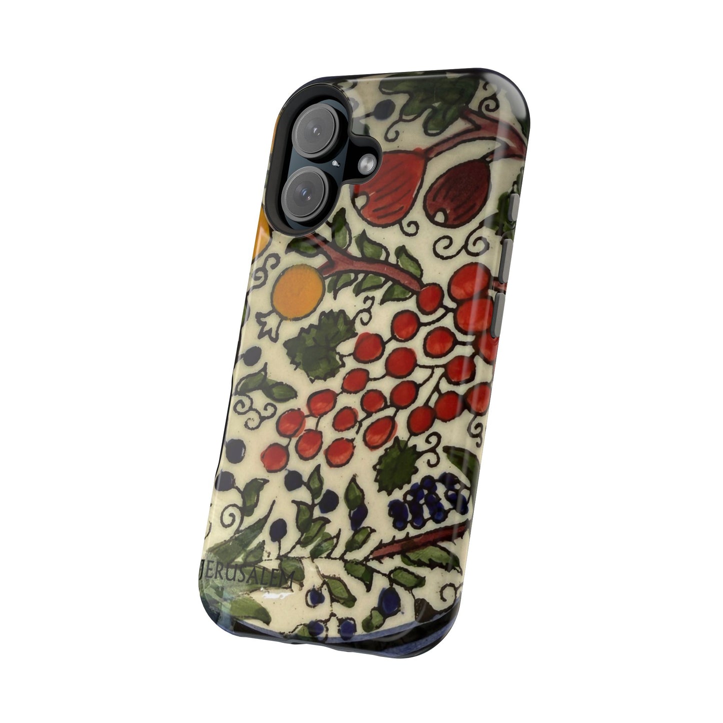 Jerusalem City Fruits Design Iphone Magnetic Tough Case