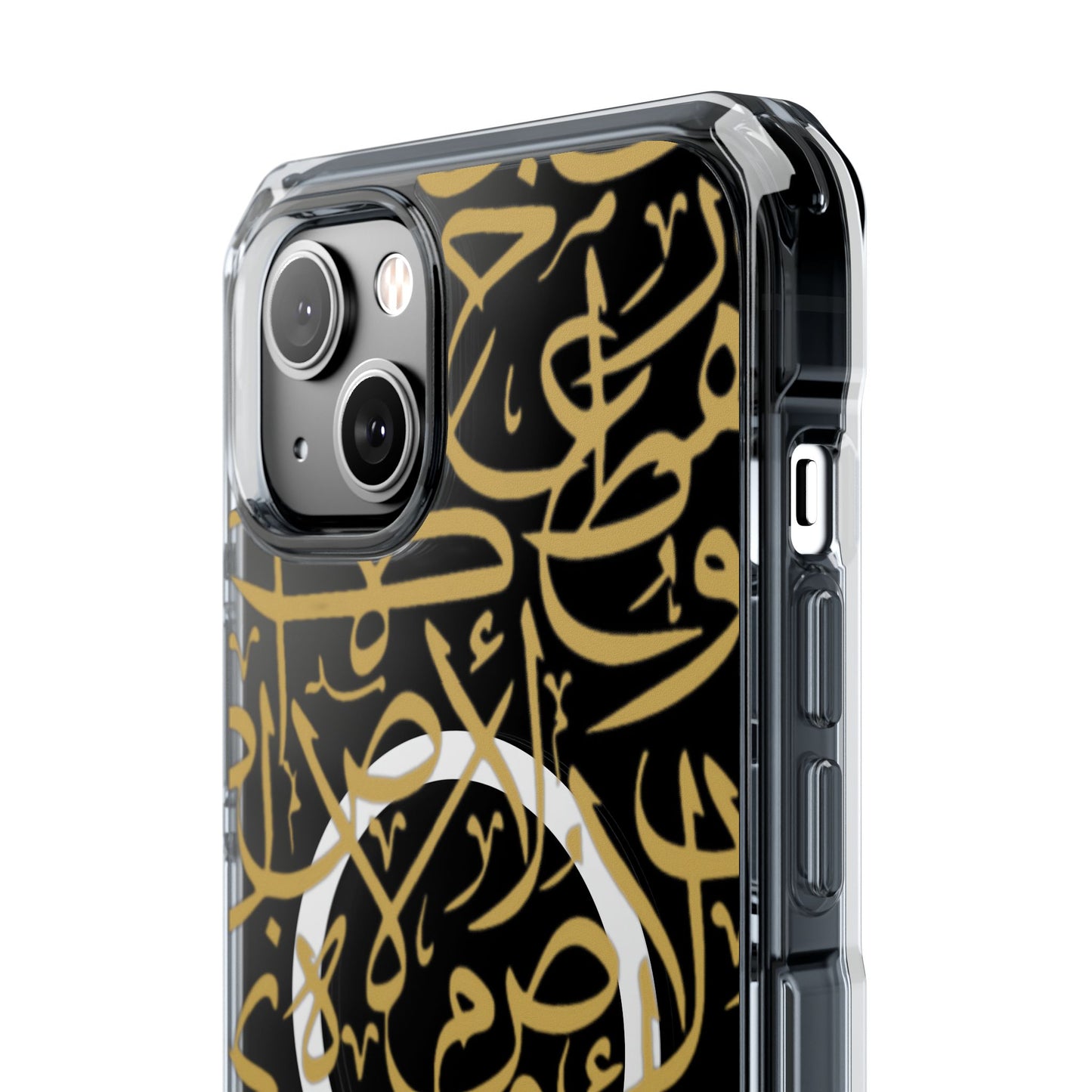 Golden Arabic calligraphy Letters  MagSafe Clear Phone Case