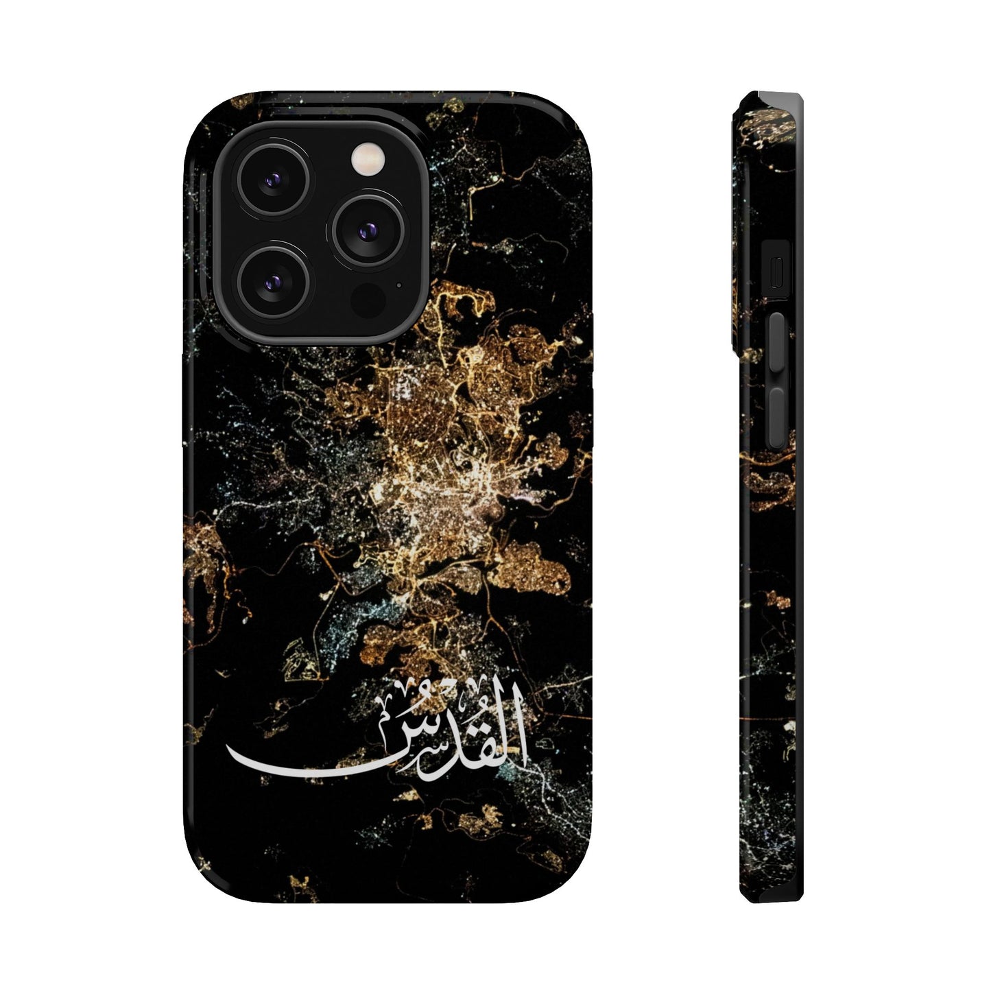 Jerusalem from Space - City of Barakah - Iphone Magnetic Tough Cases