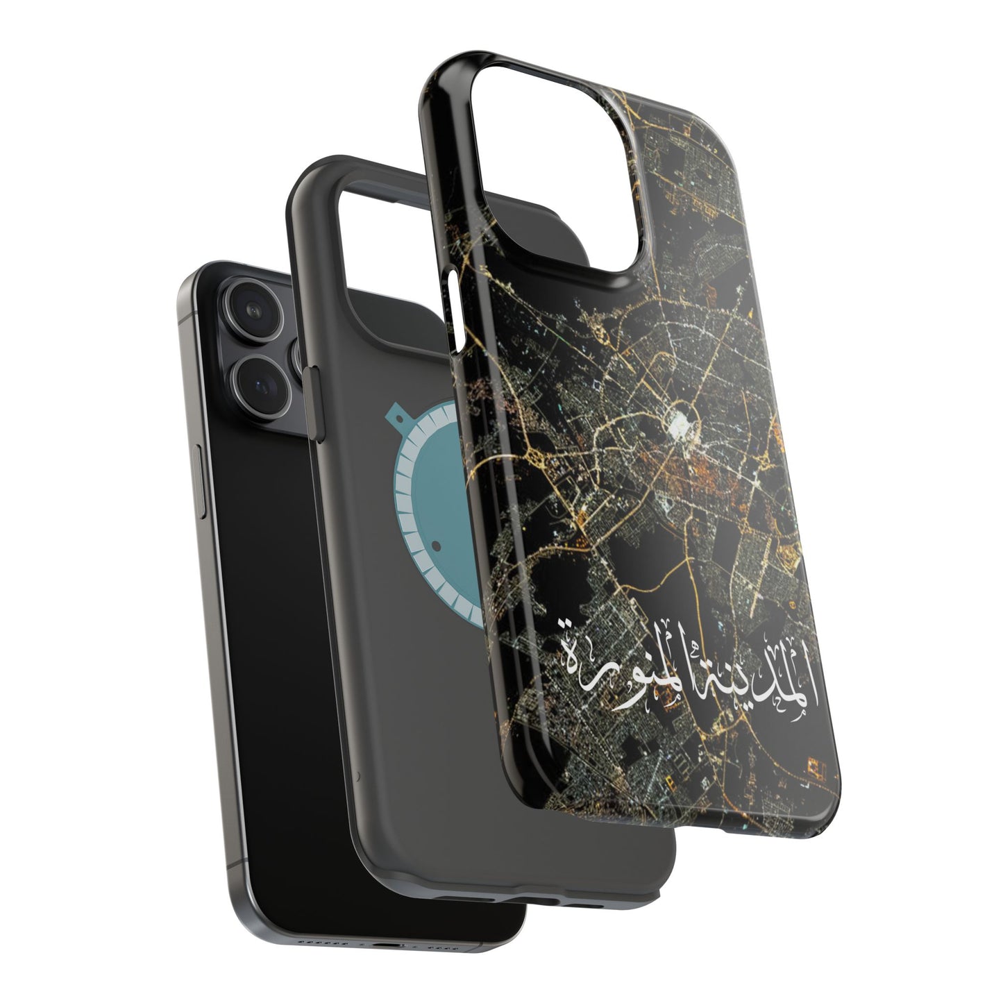 Al Madina Munawarah from Space - City of Lights- Iphone Magnetic Tough Cases