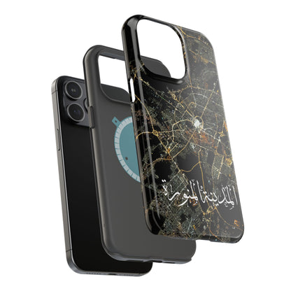 Al Madina Munawarah from Space - City of Lights- Iphone Magnetic Tough Cases