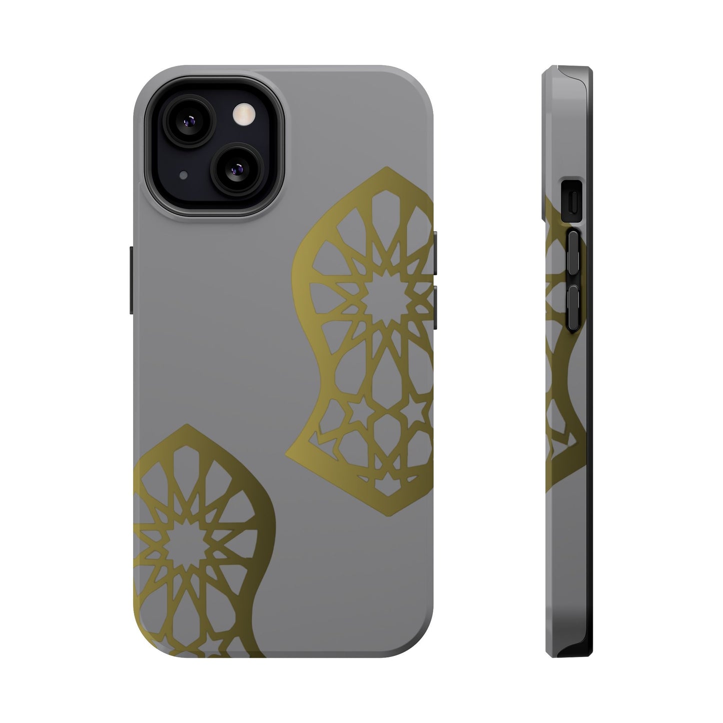 Grey and Gold Sandala Design Iphone Magnetic Tough Cases