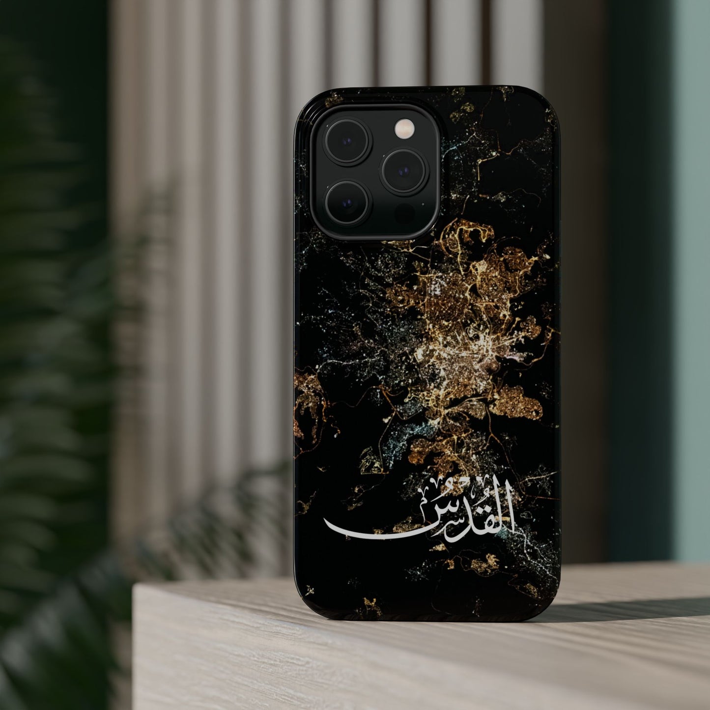 Jerusalem from Space - City of Barakah - Iphone Magnetic Tough Cases