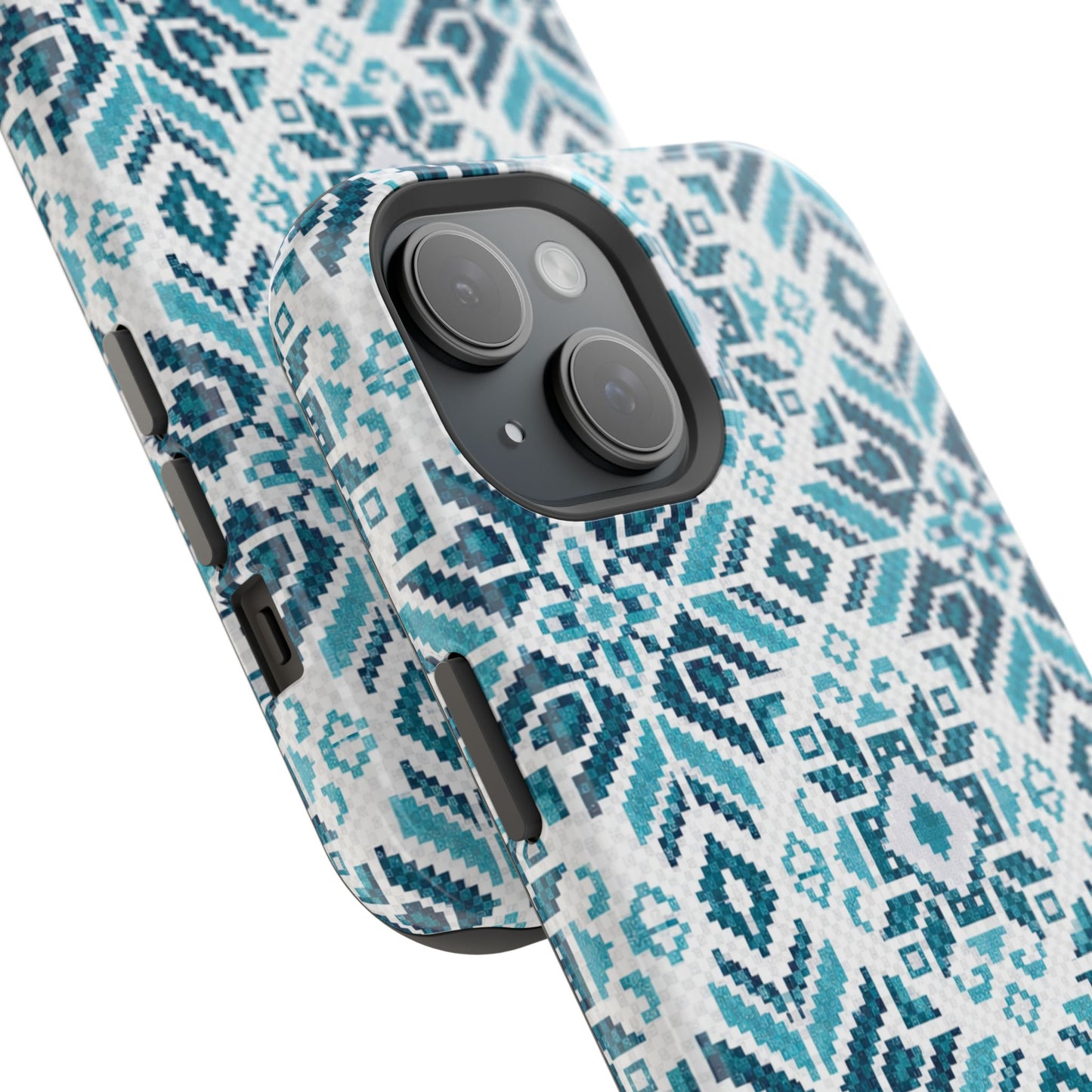 Teal Tatriz  Design - Iphone Magnetic Tough Case